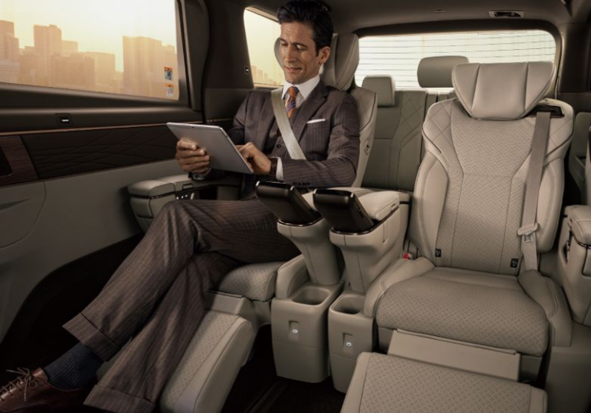 Luxury Toyota Alphard minivan